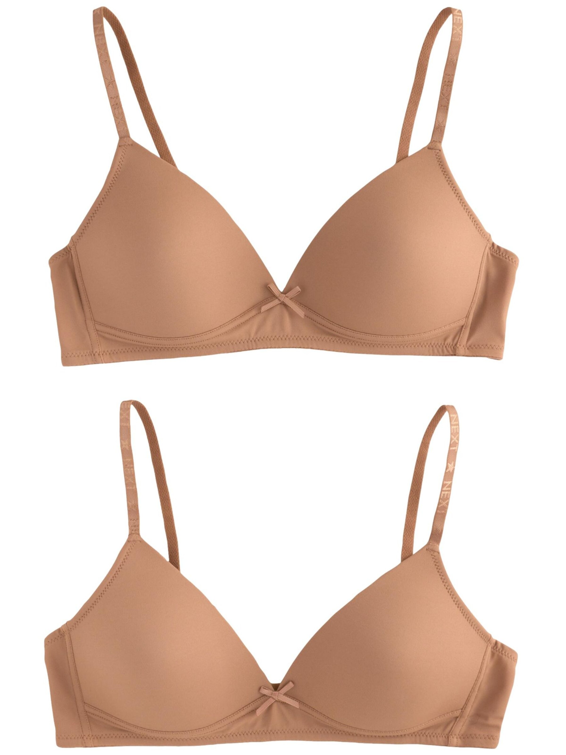 Next Push-up Rintaliivit värissä ruskea: etupuoli