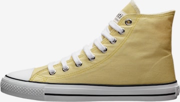 Ethletic High-Top Sneakers in Yellow: front