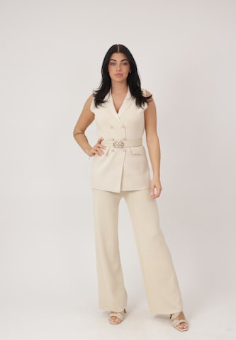 Elara Pantsuit in Beige