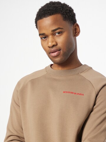 SCOTCH & SODA Sweatshirt in Brown