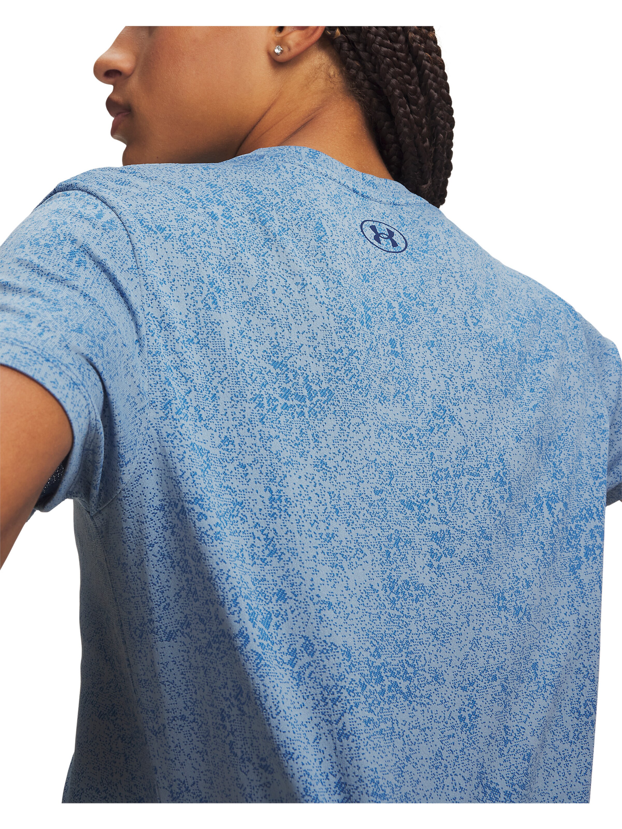 UNDER ARMOUR Performance Shirt 'Pixelate' in Blue