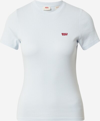 LEVI'S ® T-shirt 'SS Rib Baby Tee' en bleu pastel / rouge, Vue avec produit