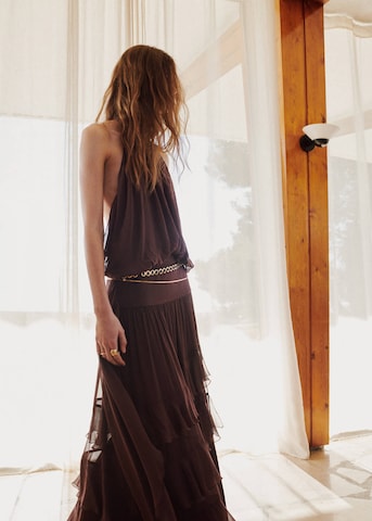 MANGO Kleid 'Glacier' in Braun