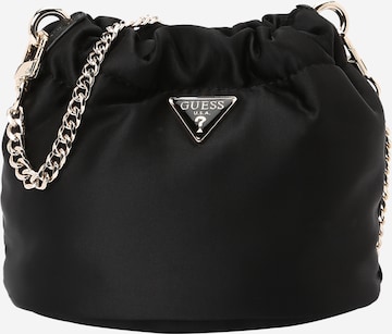 GUESS حقيبة تقليدية 'Velina' بلون أسود: الأمام