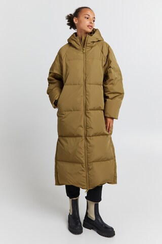 ICHI Winter Coat 'BUNALA' in Beige