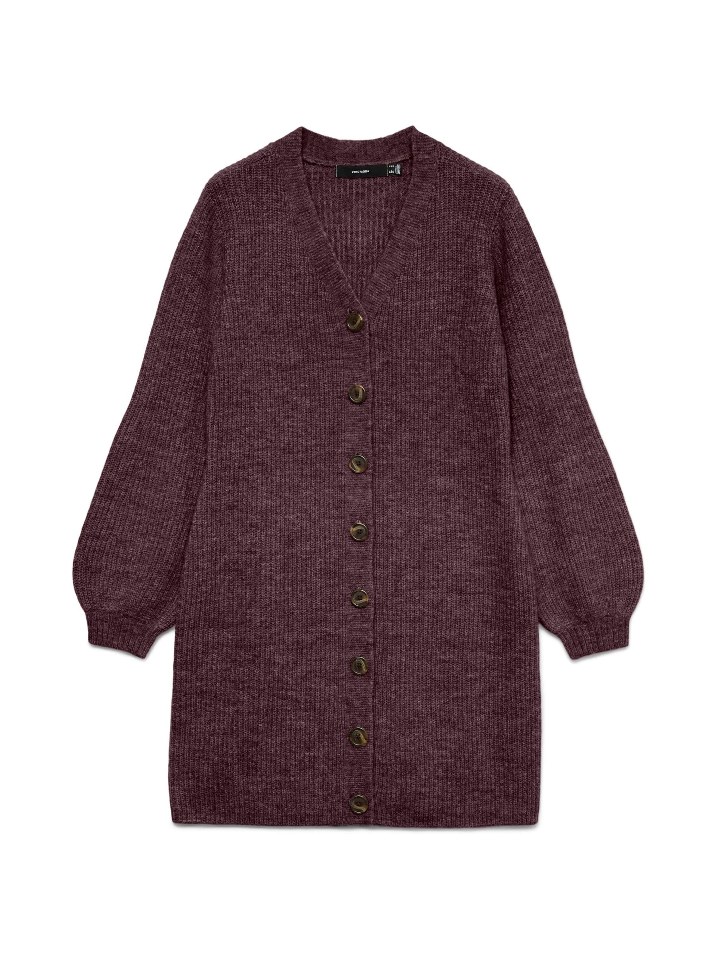 VERO MODA Strickkleid in purpur, Produktansicht