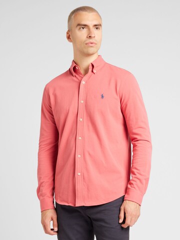Polo Ralph Lauren Regular Fit Hemd in Rot: Vorderseite
