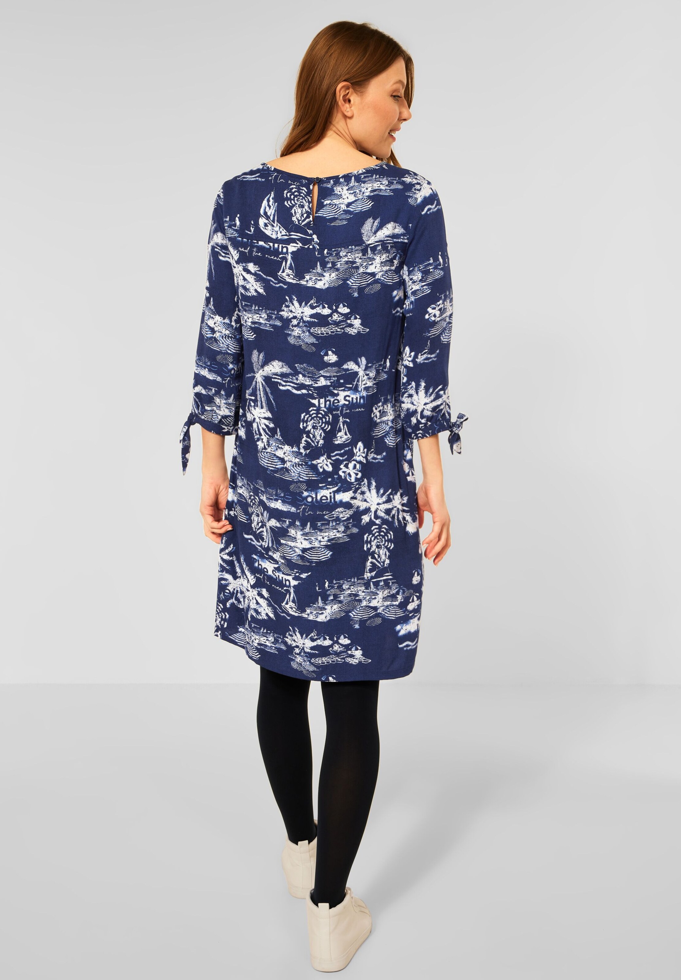 Frauen Große Größen CECIL Kleid in Blau - VA18151 Frauen Große Größen CECIL Kleid in Blau - VA18151