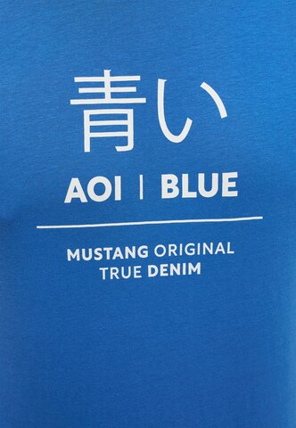 MUSTANG Shirt in Blau