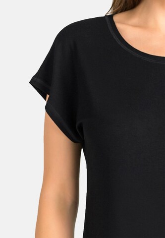 TEYLI - Camiseta de noche 'Luzi' en negro