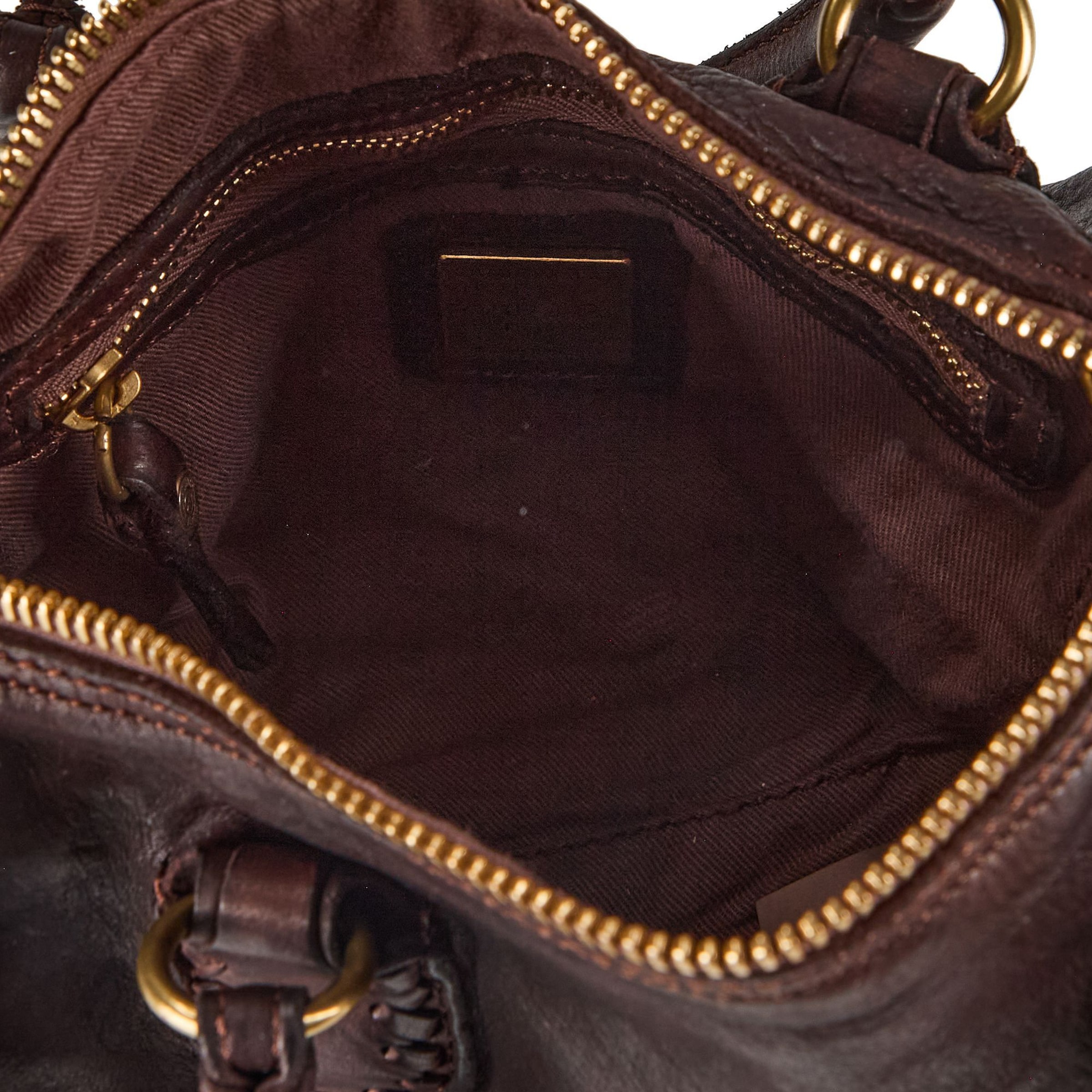 Borsa a mano 'Riccarda' di Campomaggi in marrone