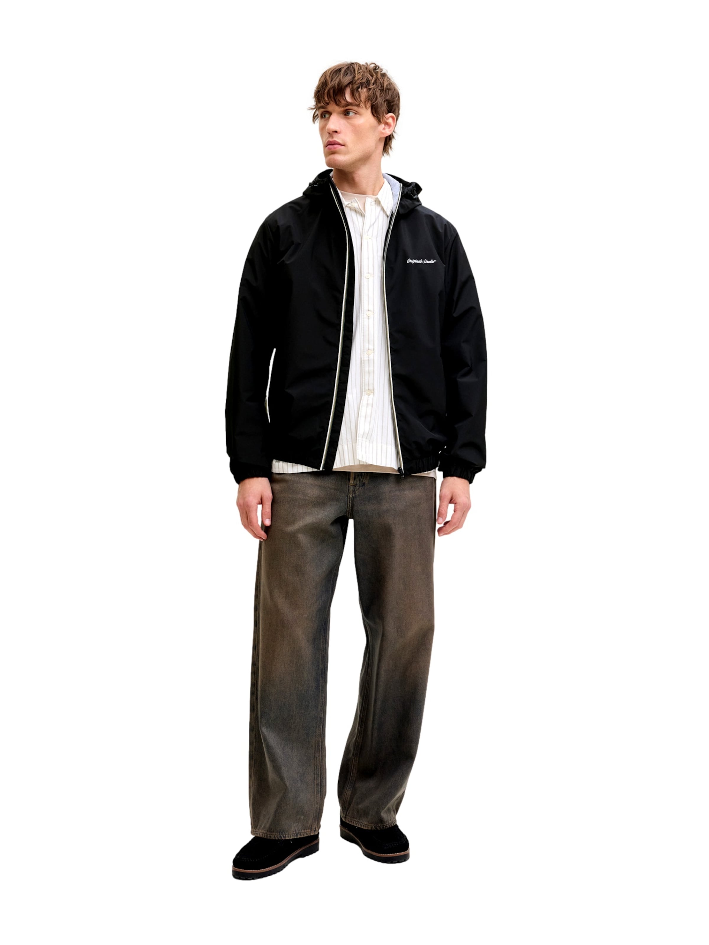 JACK & JONES Between-season jacket 'Nantucket' in Black
