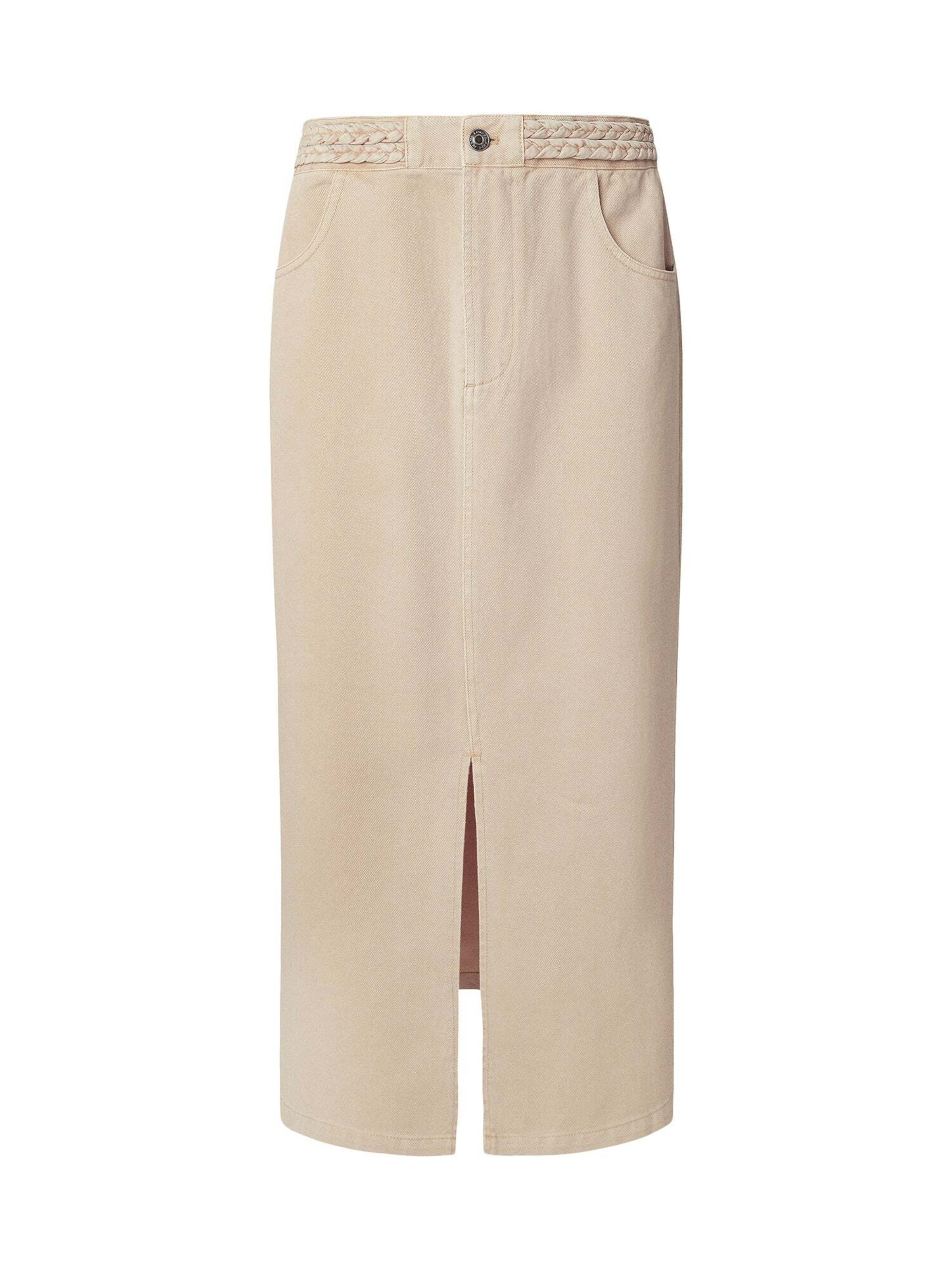 Pepe Jeans Rock 'Saura' in Beige: Vorderseite