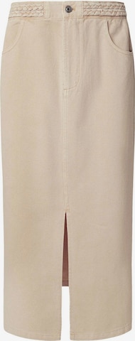 Pepe Jeans Rok 'Saura' in Beige: voorkant
