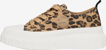 Baskets basses s.Oliver en marron : devant