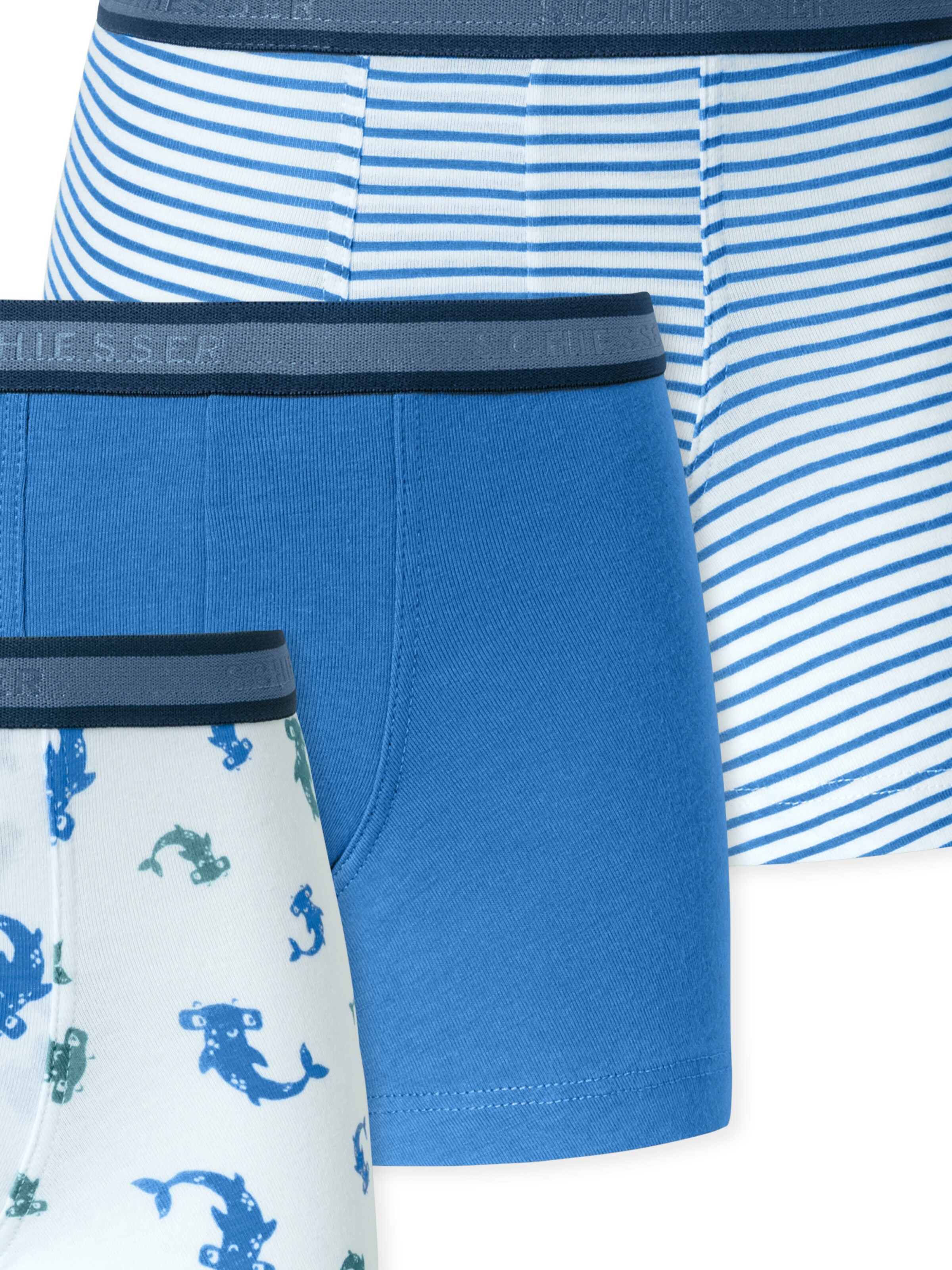 SCHIESSER - Calzoncillo en azul