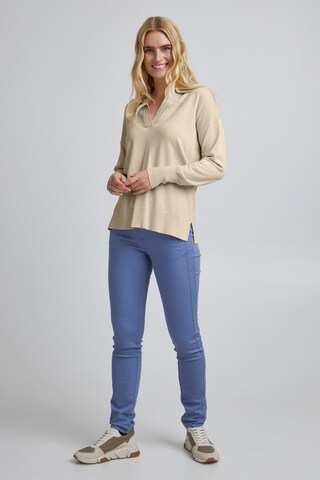 Fransa Sweater 'Emalva' in Beige
