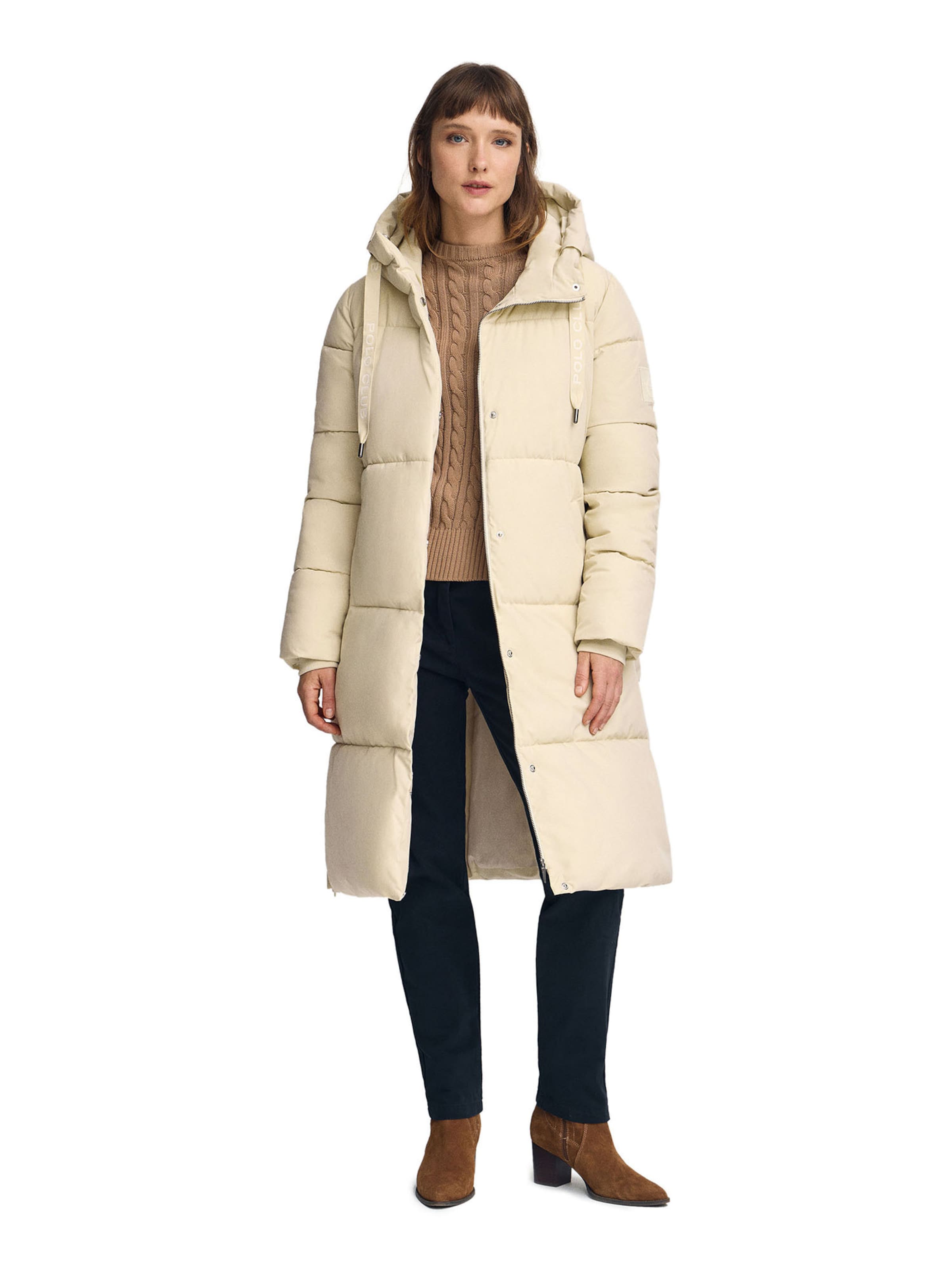 Polo Club Winter Jacket in Beige