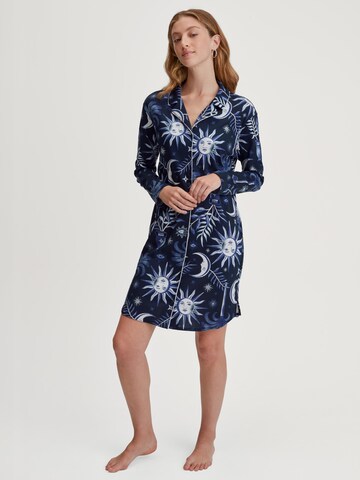 CALIDA Nightgown 'Winter Dreams' in Blue