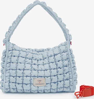 Les Visionnaires Schultertasche 'Unio Hobo' in Blau: Vorderseite