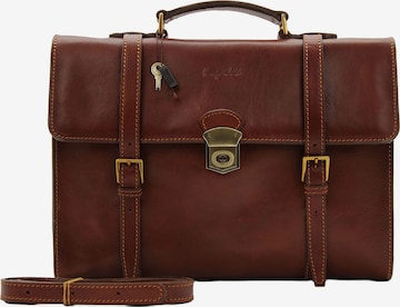 bupell Laptoptasche 'Nino' in Braun: Vorderseite