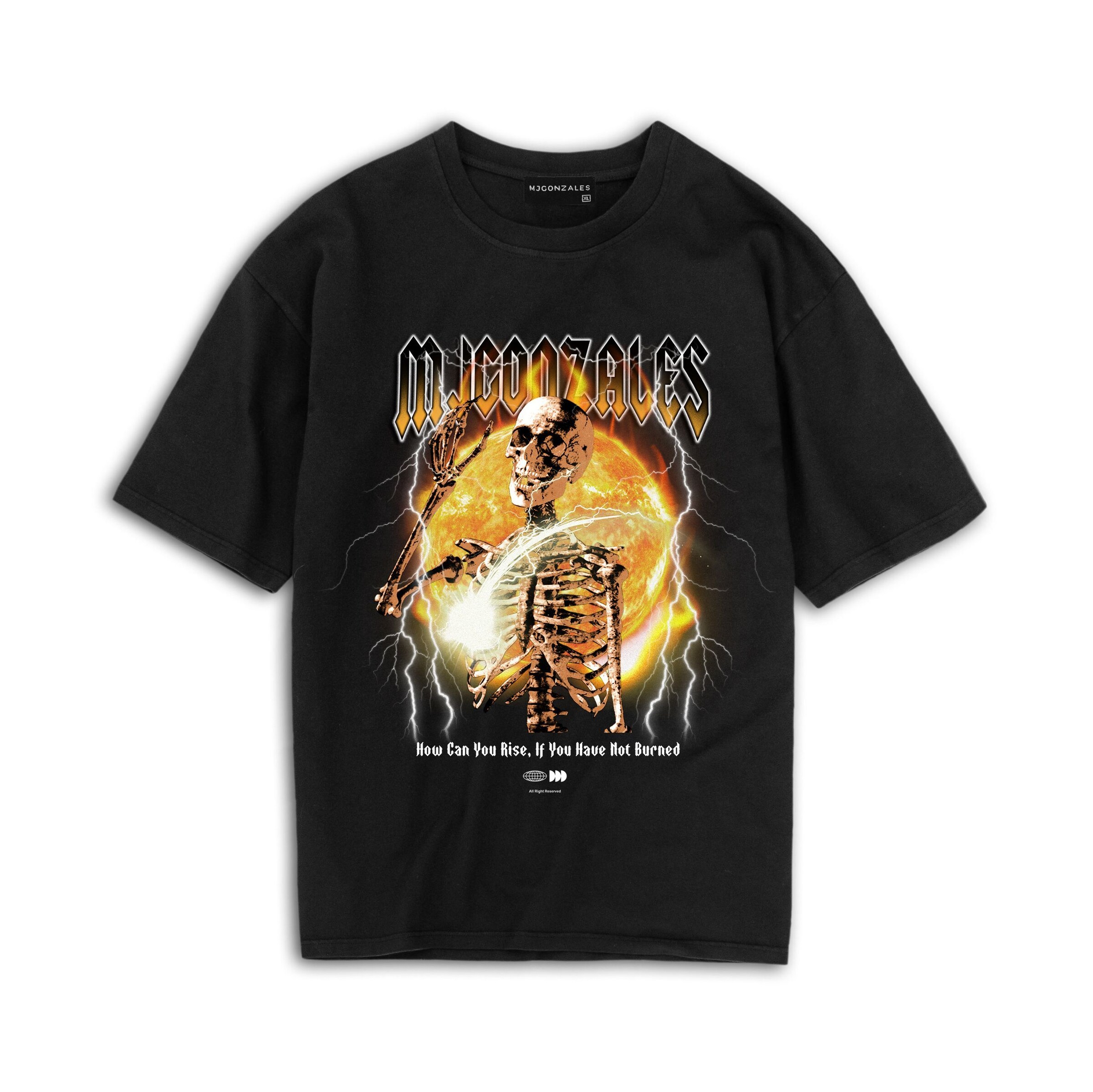 MJ Gonzales Shirt in Zwart: voorkant