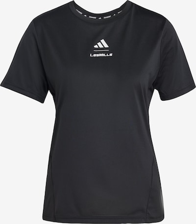 ADIDAS PERFORMANCE Funktionsshirt 'x Les Mills' in schwarz / weiß, Produktansicht