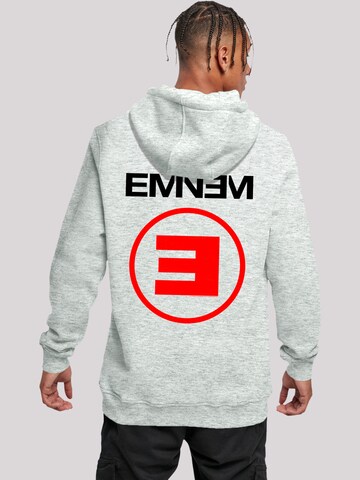 F4NT4STIC Sweatshirt 'Eminem E Rap Hip Hop Music' in Grey