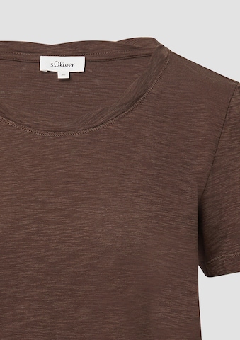 T-shirt s.Oliver en marron