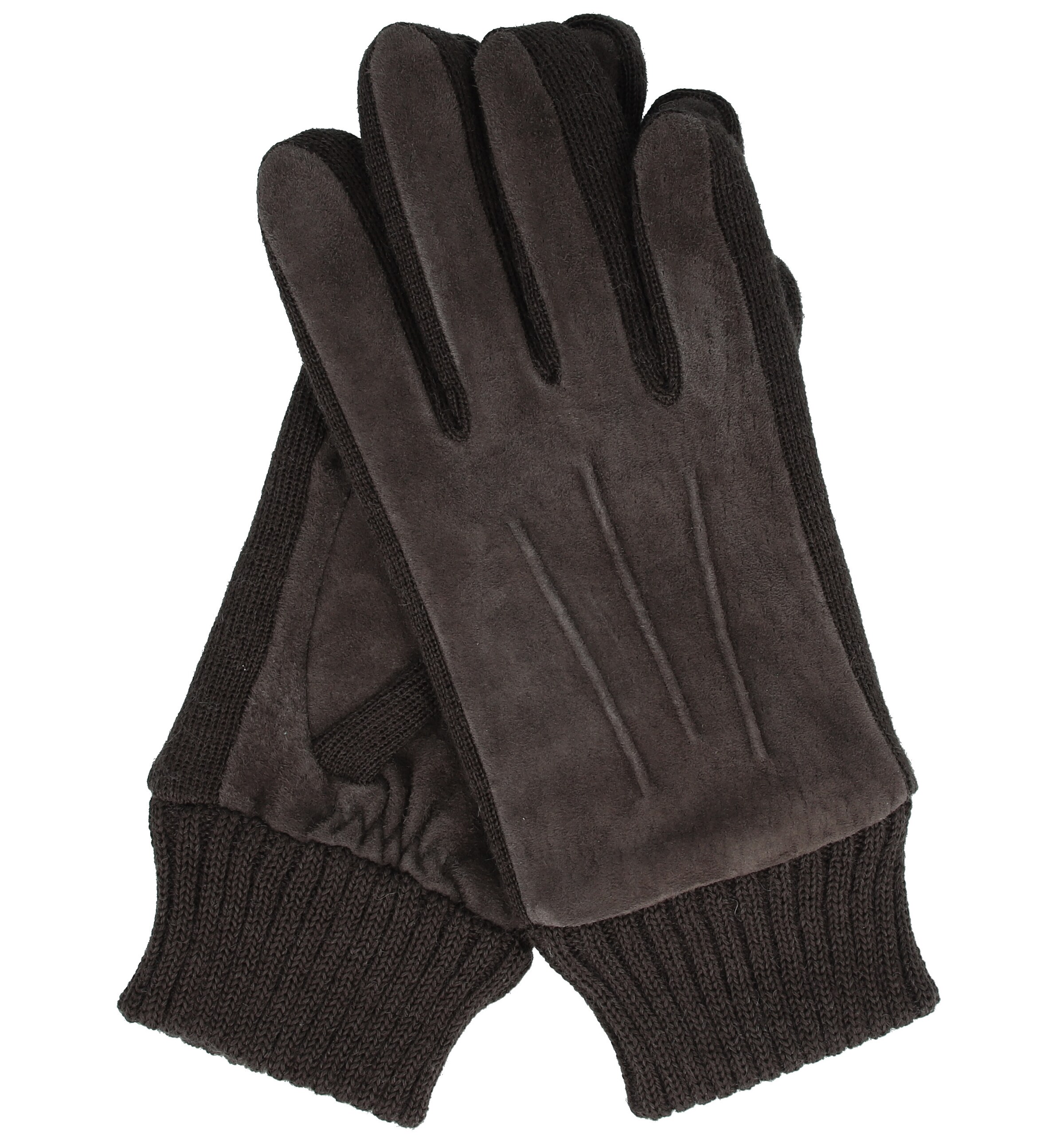 Gants 'LIV' KESSLER en marron : devant