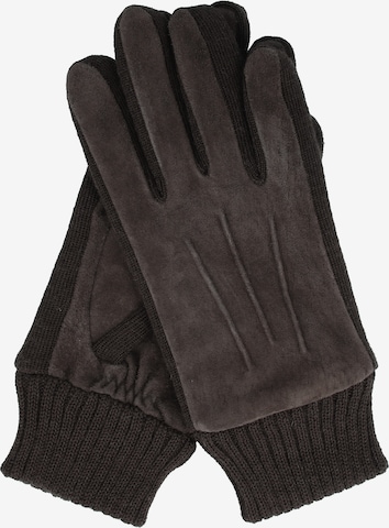 KESSLER Full Finger Gloves 'LIV' in Brown: front