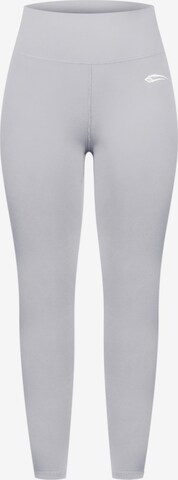 Smilodox Skinny Workout Pants 'Affectionate' in Grey: front