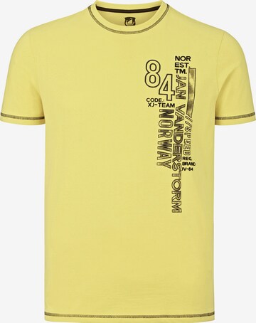 T-Shirt 'Barrit' Jan Vanderstorm en jaune : devant