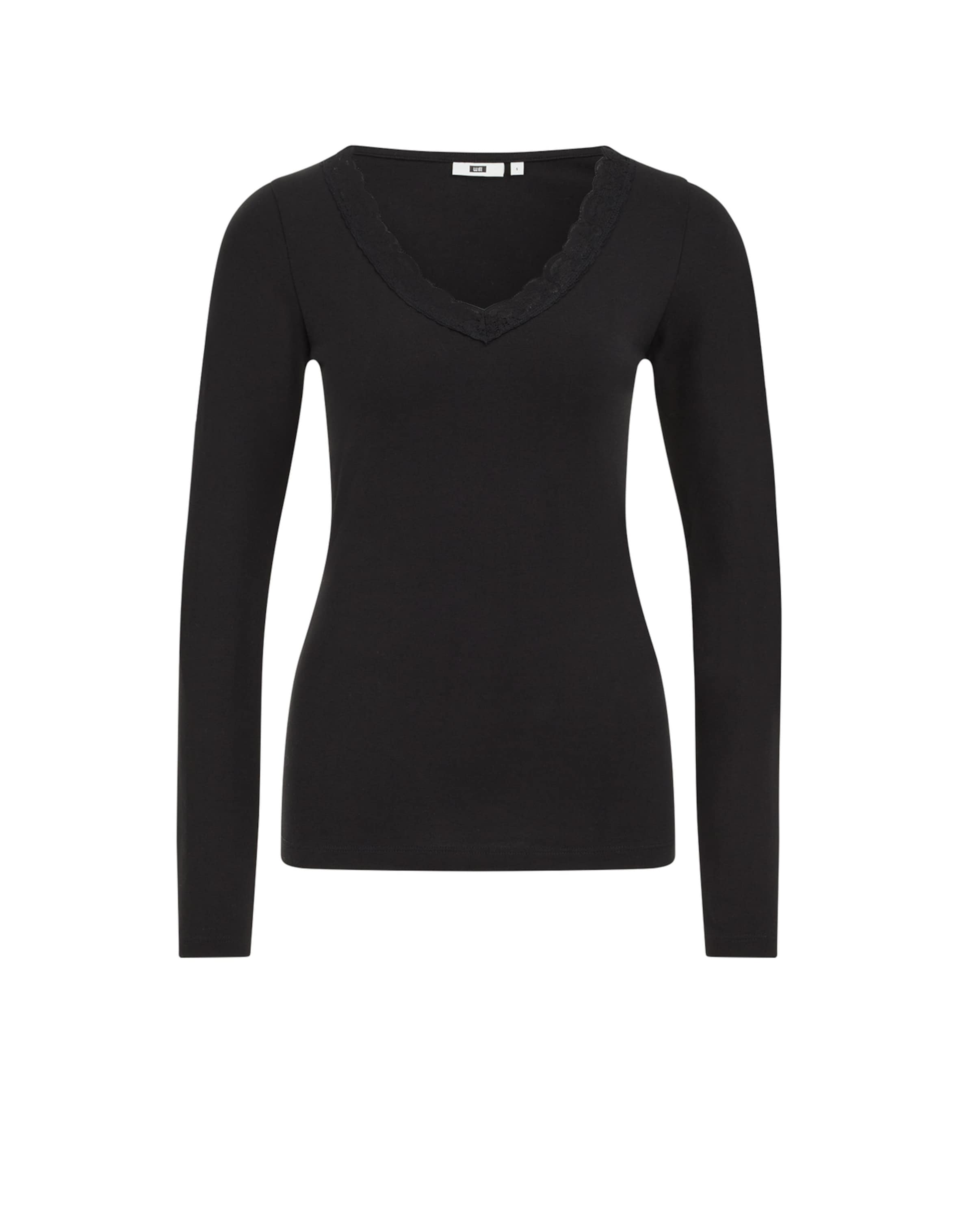 WE Fashion Tričko – černá: přední strana