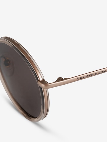 Kapten & Son Sonnenbrille 'Amsterdam Transparent Hazel Brown' in Braun