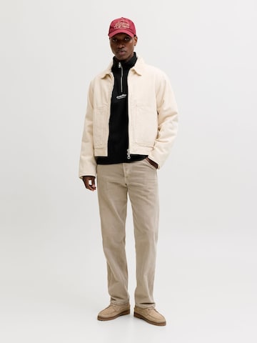juoda JACK & JONES Megztinis be užsegimo 'JJESoho'