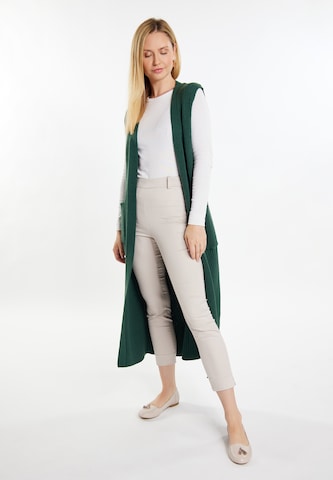 usha WHITE LABEL Knitted vest 'Teylon' in Green: front