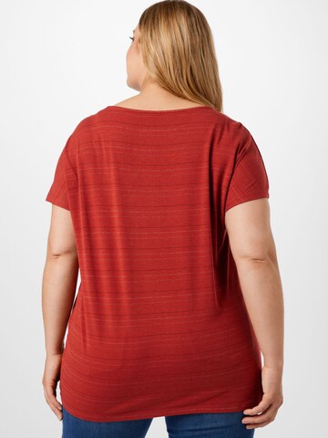 ONLY Carmakoma Тениска 'Moster' в червено