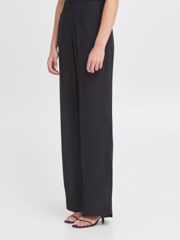 Wide leg Pantaloni 'ICHMarrakech' di ICHI in nero