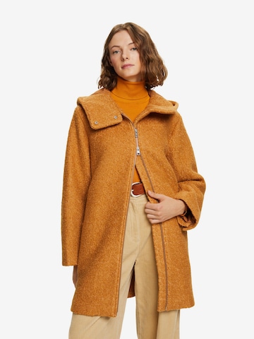 ESPRIT Between-Seasons Coat in Brown: front