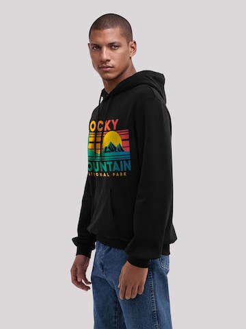 Sweat-shirt 'US National Parks Rocky Mountain Sunset' F4NT4STIC en noir
