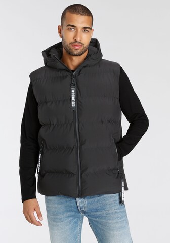 LONSDALE Vest in Black: front