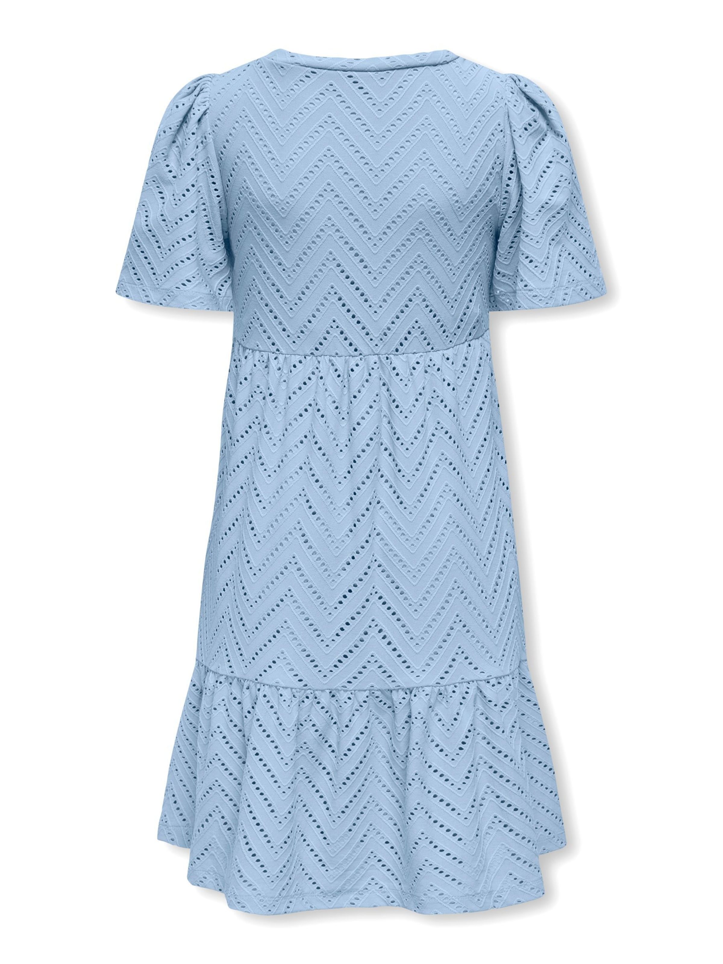 ONLY GIRLS Jurk 'KOGCarla Cathinka' in Blauw