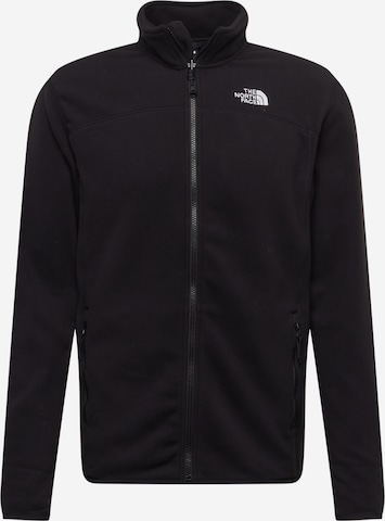 THE NORTH FACE - Casaco de velo funcional 'Glacier' em preto: frente