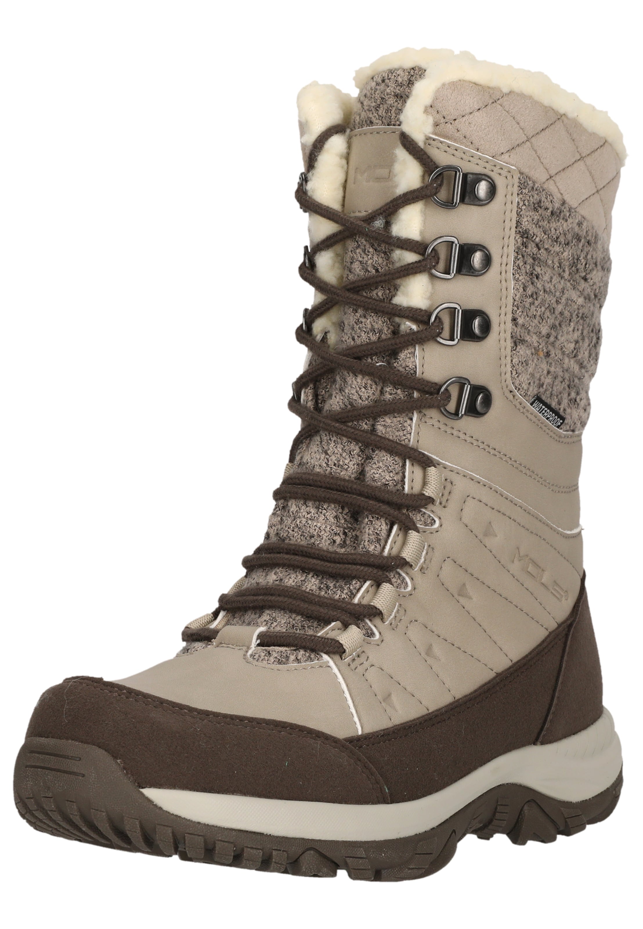 Mols Boots 'Bakan' in Beige: voorkant