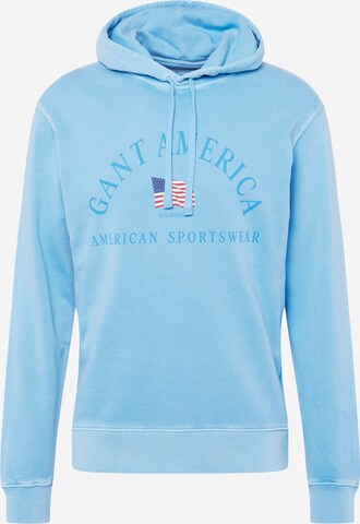 Sweat-shirt GANT en bleu : devant