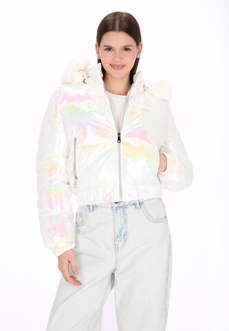 MYMO - Casaco de inverno em branco: frente