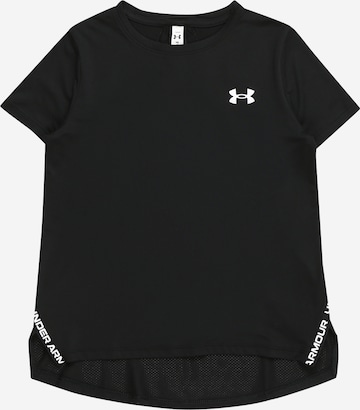 UNDER ARMOUR - Camiseta funcional 'Knockout' en negro: frente