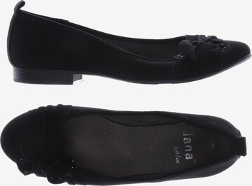 JANA Flats & Loafers in 39 in Black: front