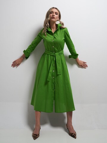 Couture de Marie Blusenkleid in Grün